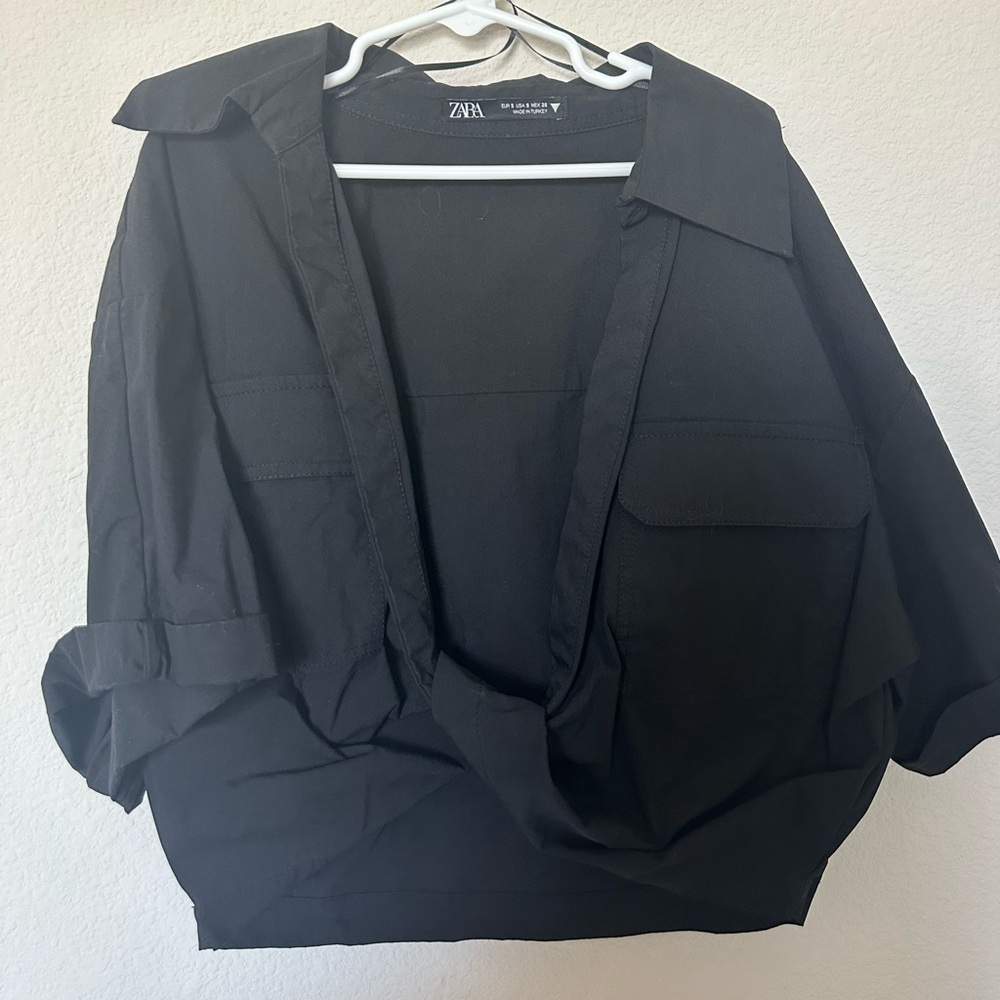 Zara Front Knot Top View 4